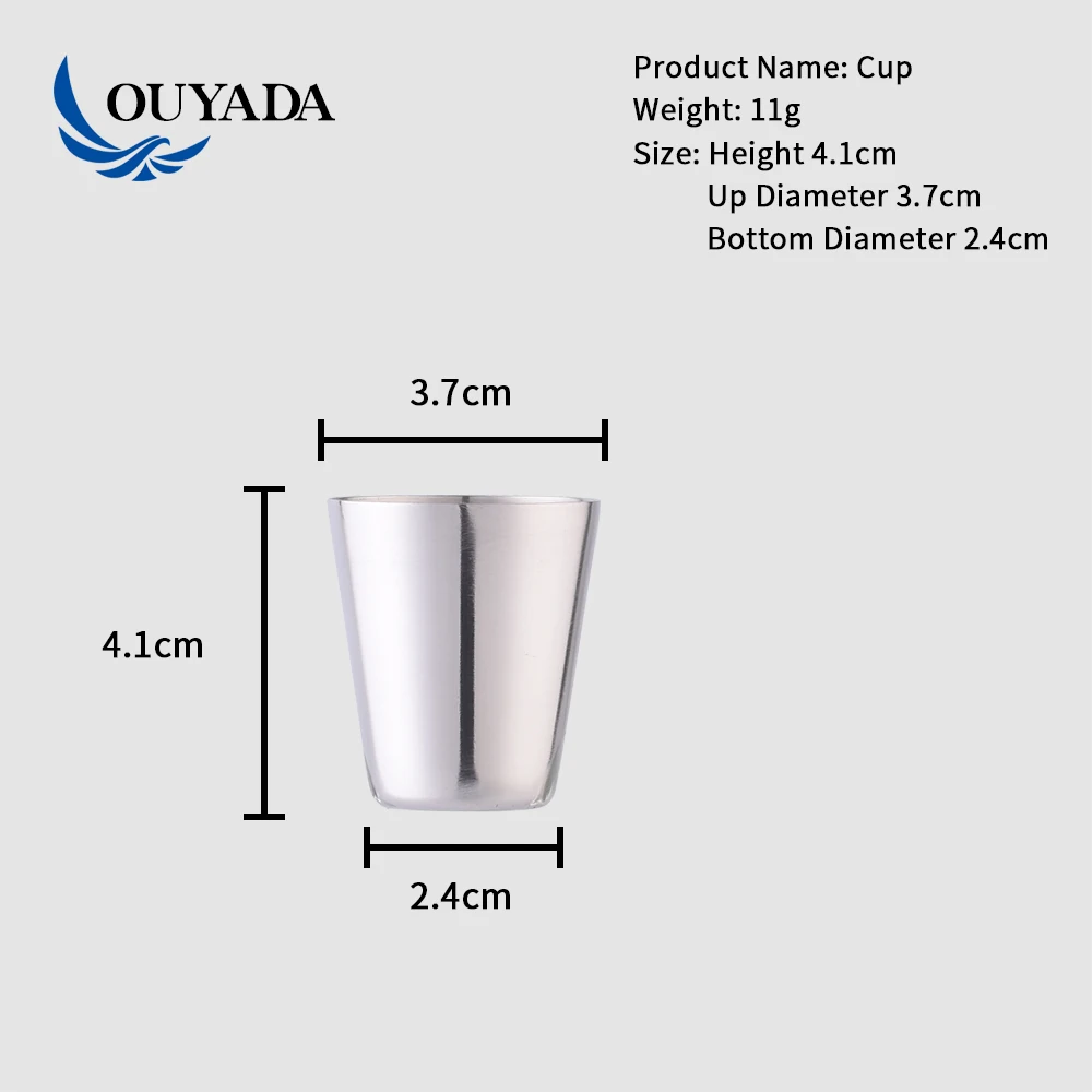 OUYADA Factory Direct Hip Flask with Lid Stainless Steel Personalized Wine Whisky Pocket Bottle Flagon Set