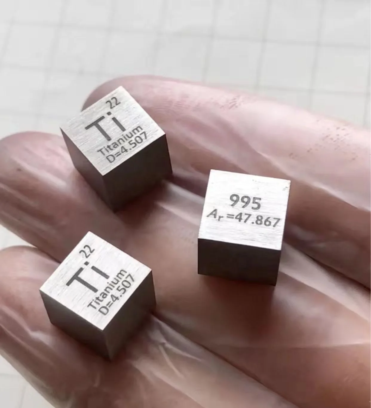 High Purity Metal  Titaniuum  Cube 10mm 25.4mm High Pure Best Price For Sale