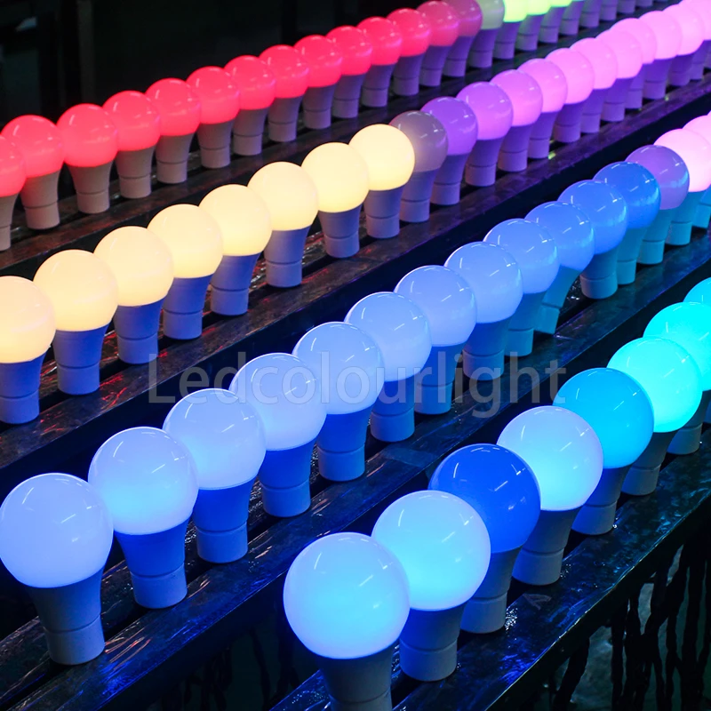 60mm Night Club Lights Dmx Rgb Dc 12v Dc Led Light Bulb Wedding Lighting