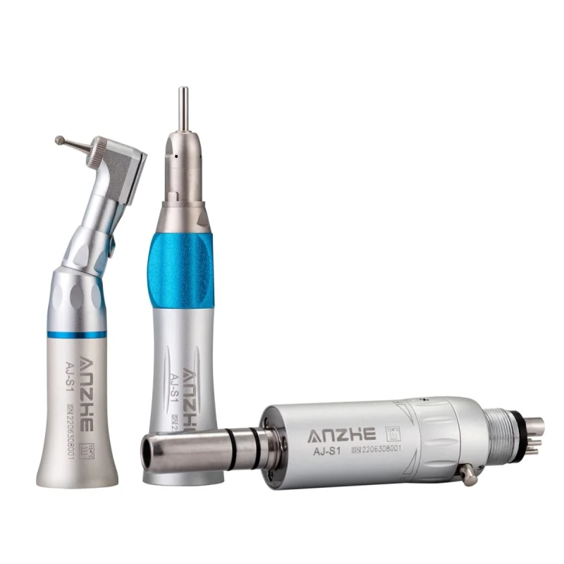 External water spray low speed contra angle dental turbine wrench style factory custom dental handpiece set