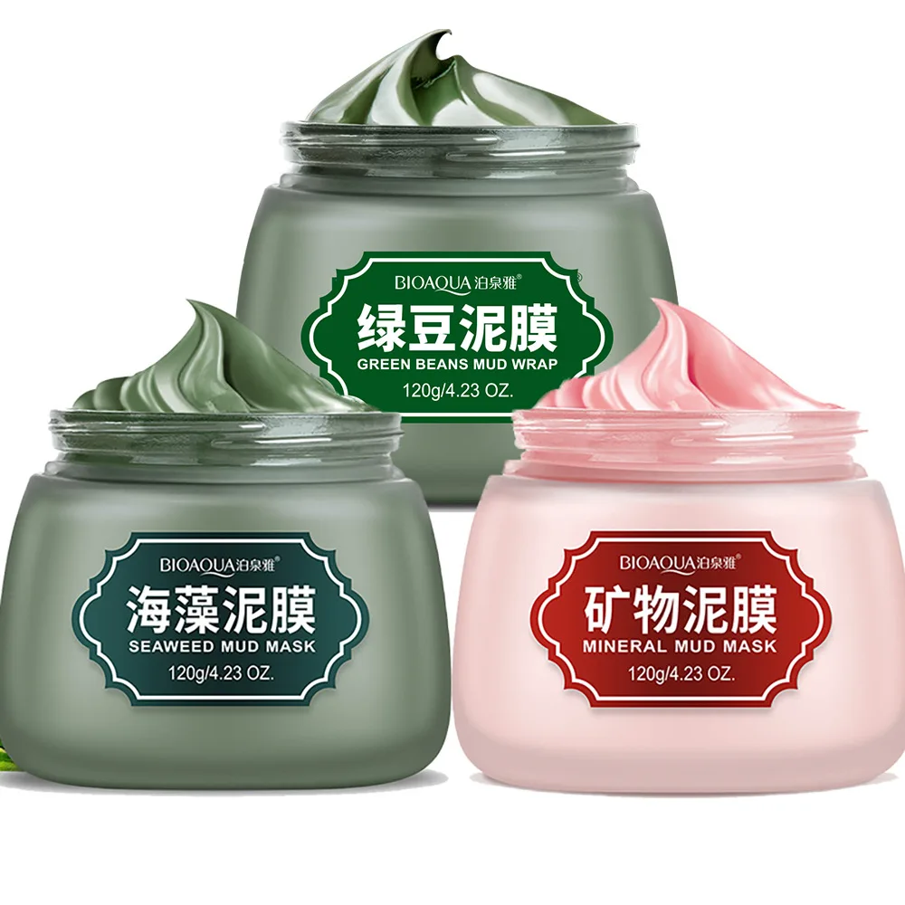OEM Bioaqua Moisturizing Smoothing Mineral Extract Nourishing Face Clay Mud Mask
