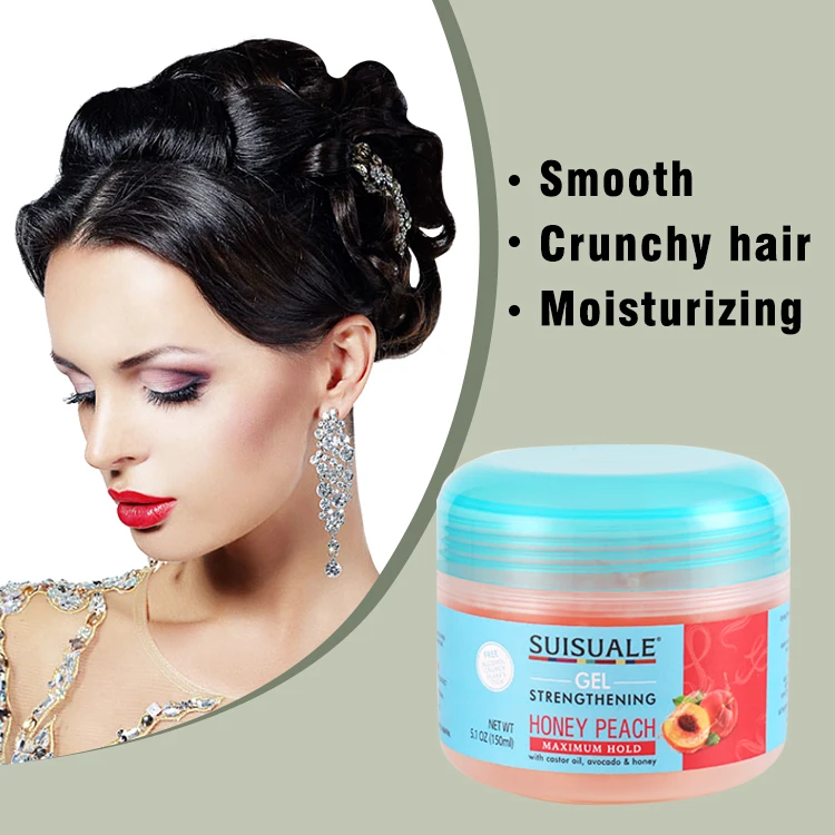 Private Label Custom Logo Hair Styling Products Wax Hair Gel For Black Women Men