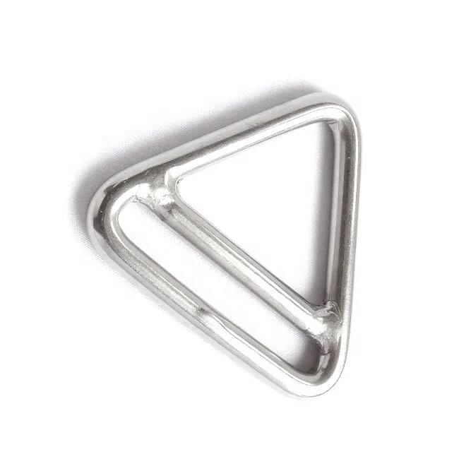 Marine Hardware Stainless Steel Welded Ring of Triangle Ring with Cross Bar