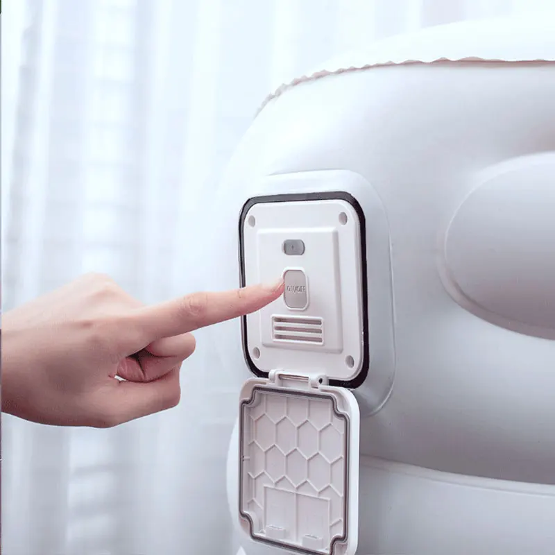 150*80cm Inflatable Adult Bathtub Summer Spa Bath Tub Cold Water Household Portable Foldable Large Full Body Bath Barrel