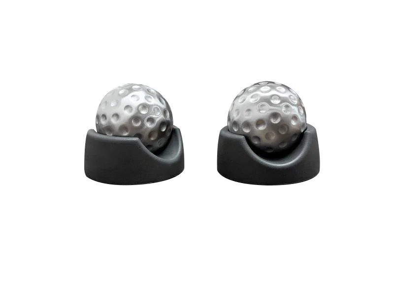 Stainless Steel Chilling Cubes Reusable Ice Cube Golf Ball Ice Stones for Drinks with Ice Tongs for Whiskey Stone