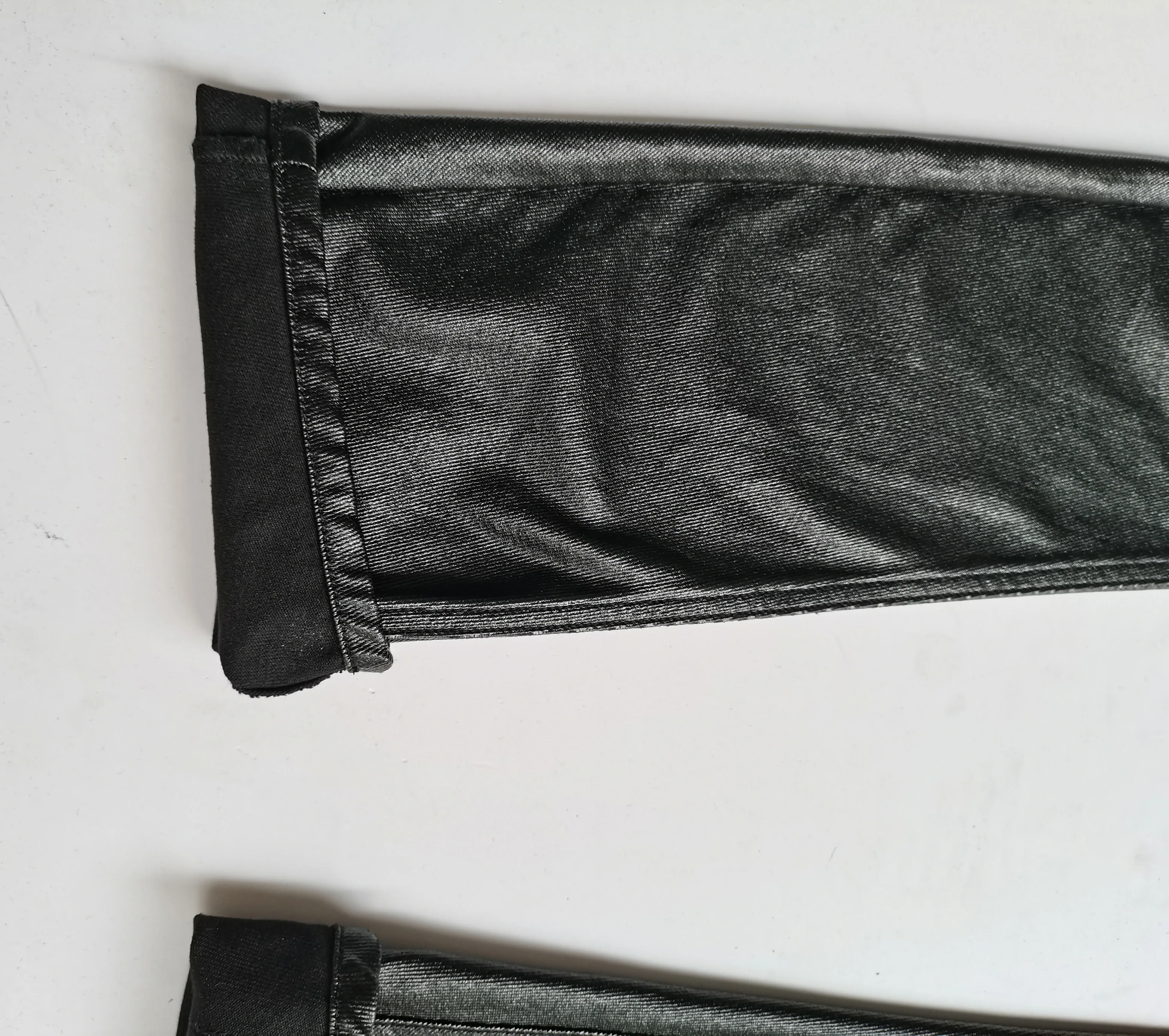 Accept Low MOQ custom stacked wax denim jeans hand wax luxury quality denim jeans for men