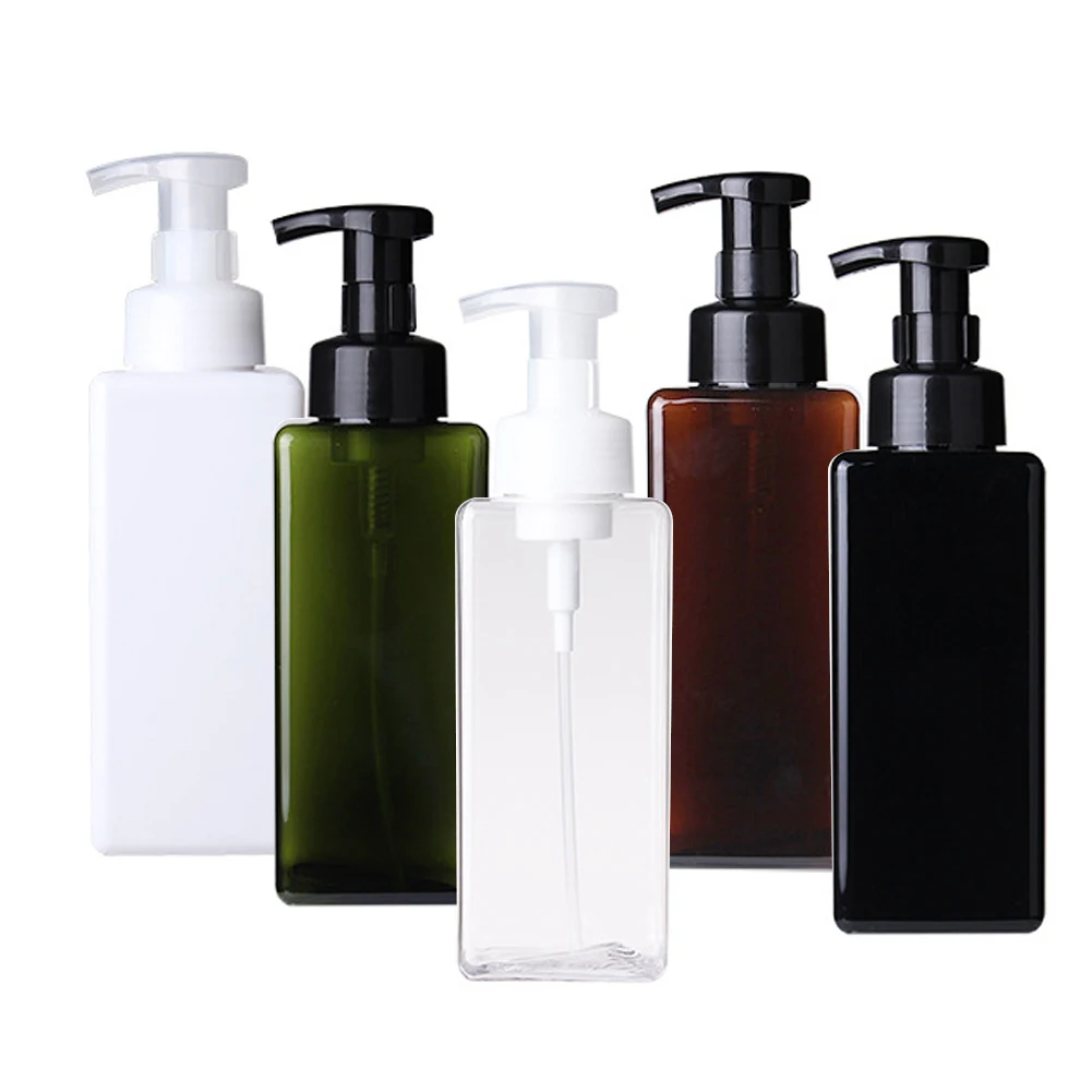 New foam mousse pump bottle frosted foaming soap dispenser pump 250 ml foam pump sprayer