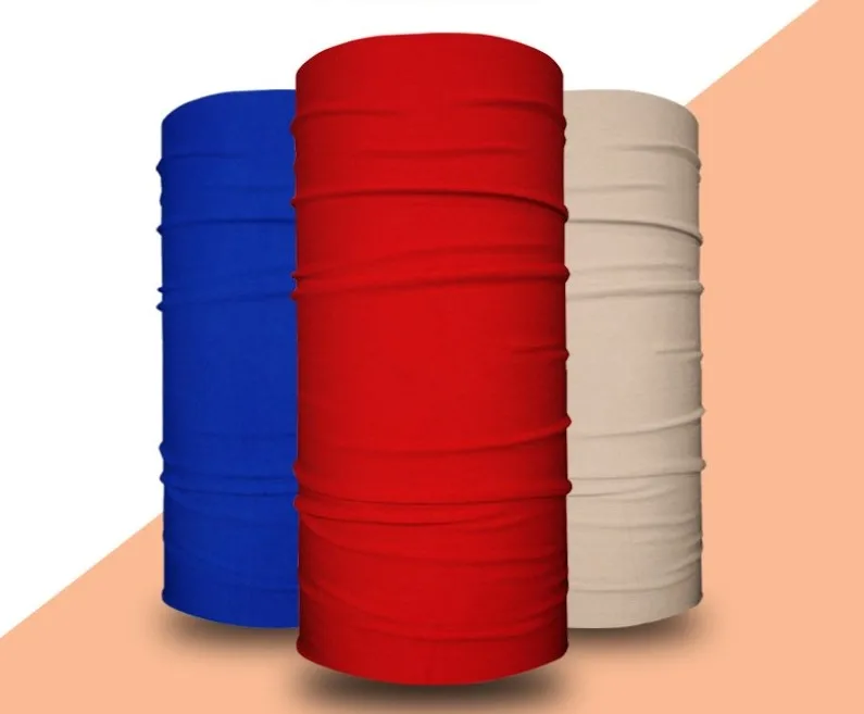 Дизайн вашего собственного, низкий минимальный объем заказа, трубчатая трубка, индивидуальная, бесшовная, защитная бандана для лица