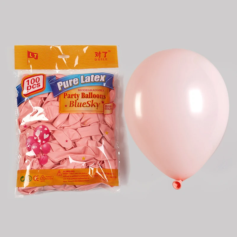 wholesale suppliers 100pcs latex helium balloon 10 inch Chrome metal party balloons