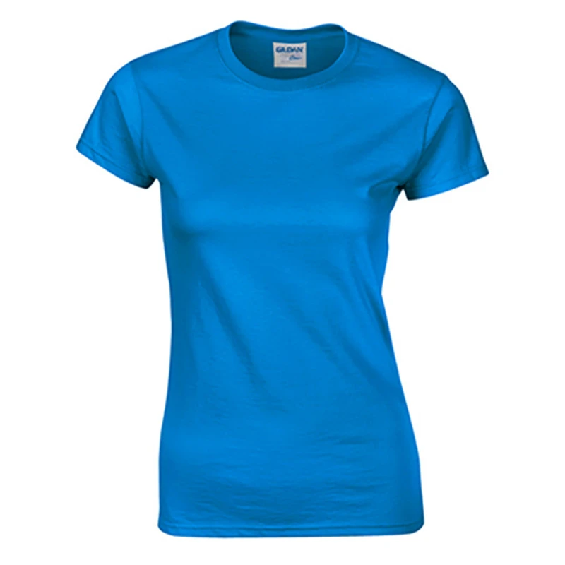 
Fashion V Neck Short Sleeve 100% Cotton Women Crop Tops T-shirts Women 