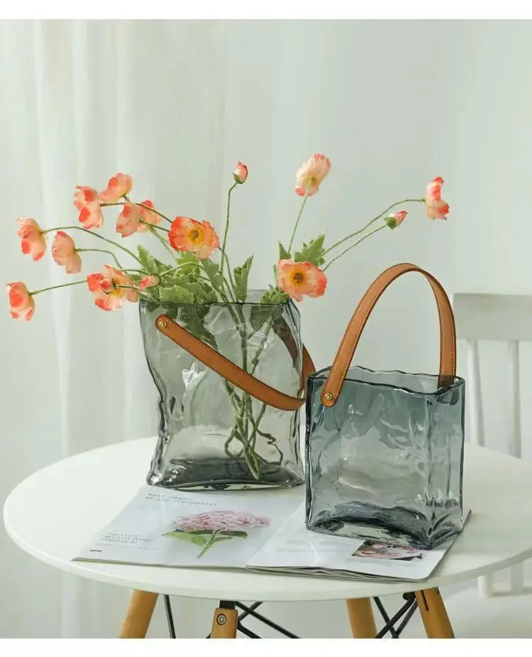 Wholesale Hot Sale Modern Royal Elegant Crystal Vase Flowers Glass Vase For Wedding Living room Factory best selling for plant