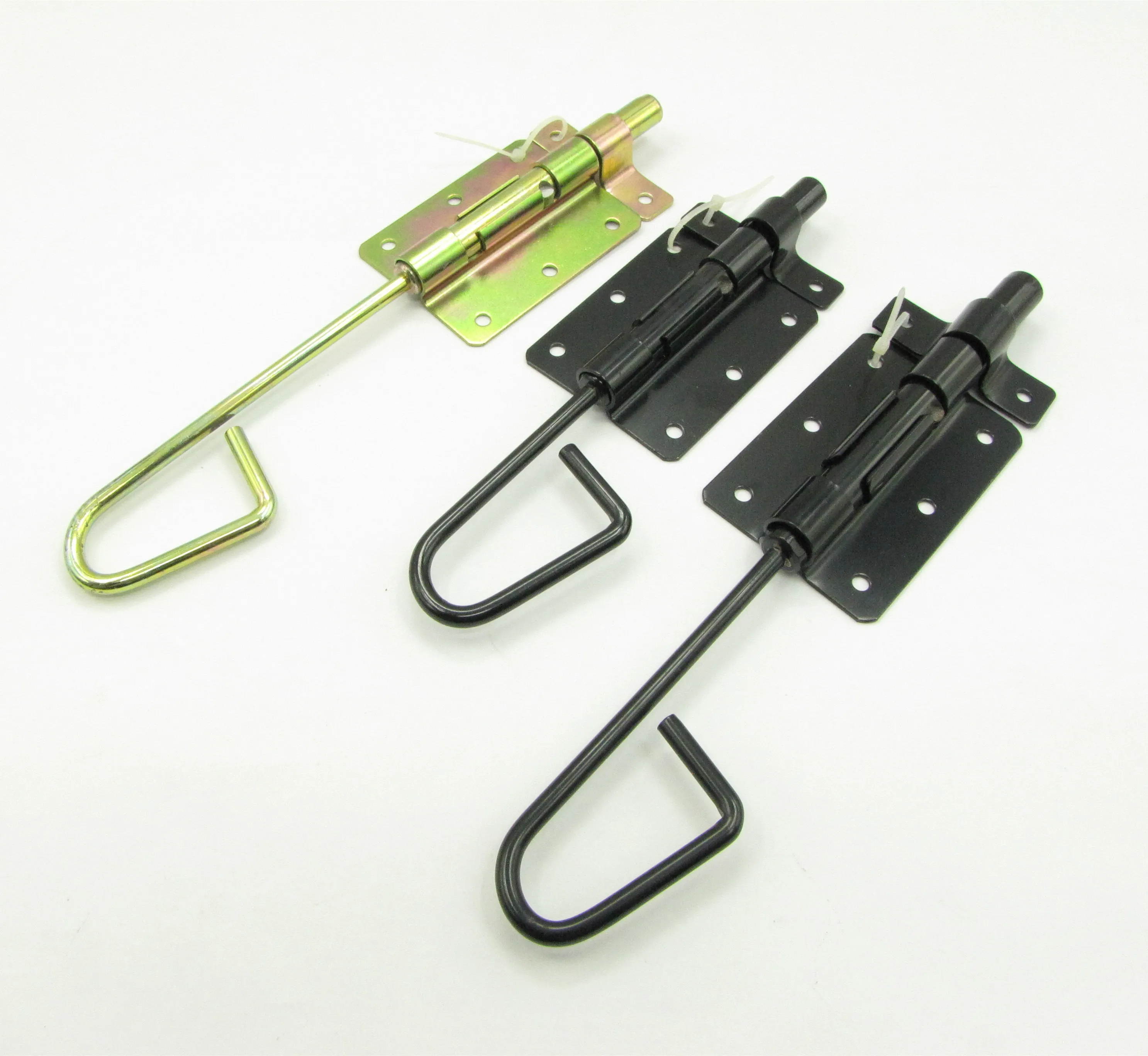 Yellow zinc plated lock tower bolt
