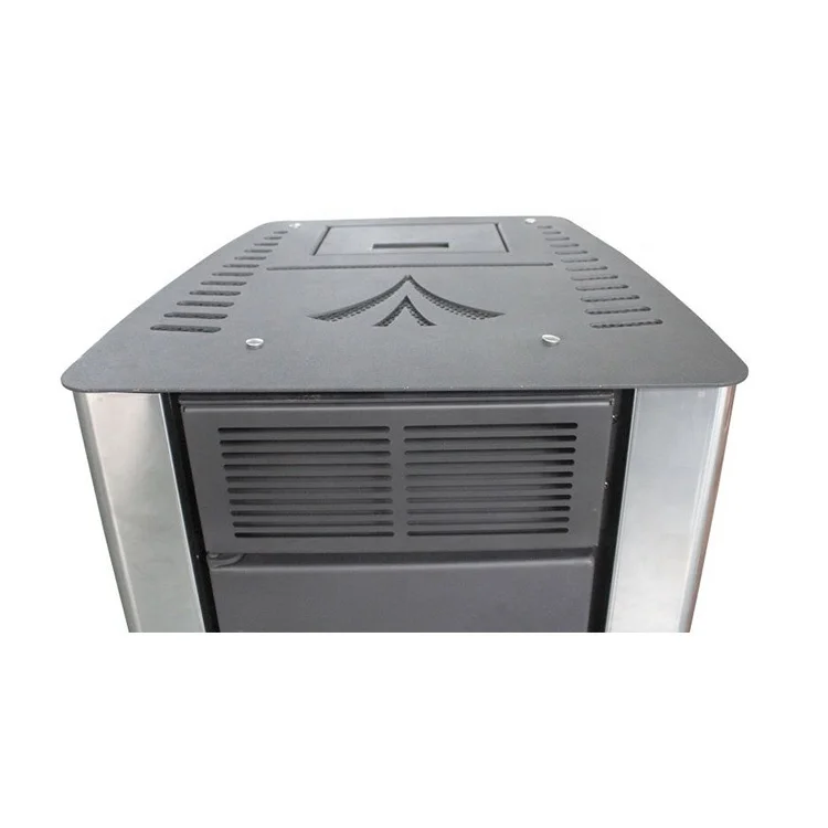 HEYING red color True fire heating 18kw indoor pellet stove smokeless hydro pellet stove