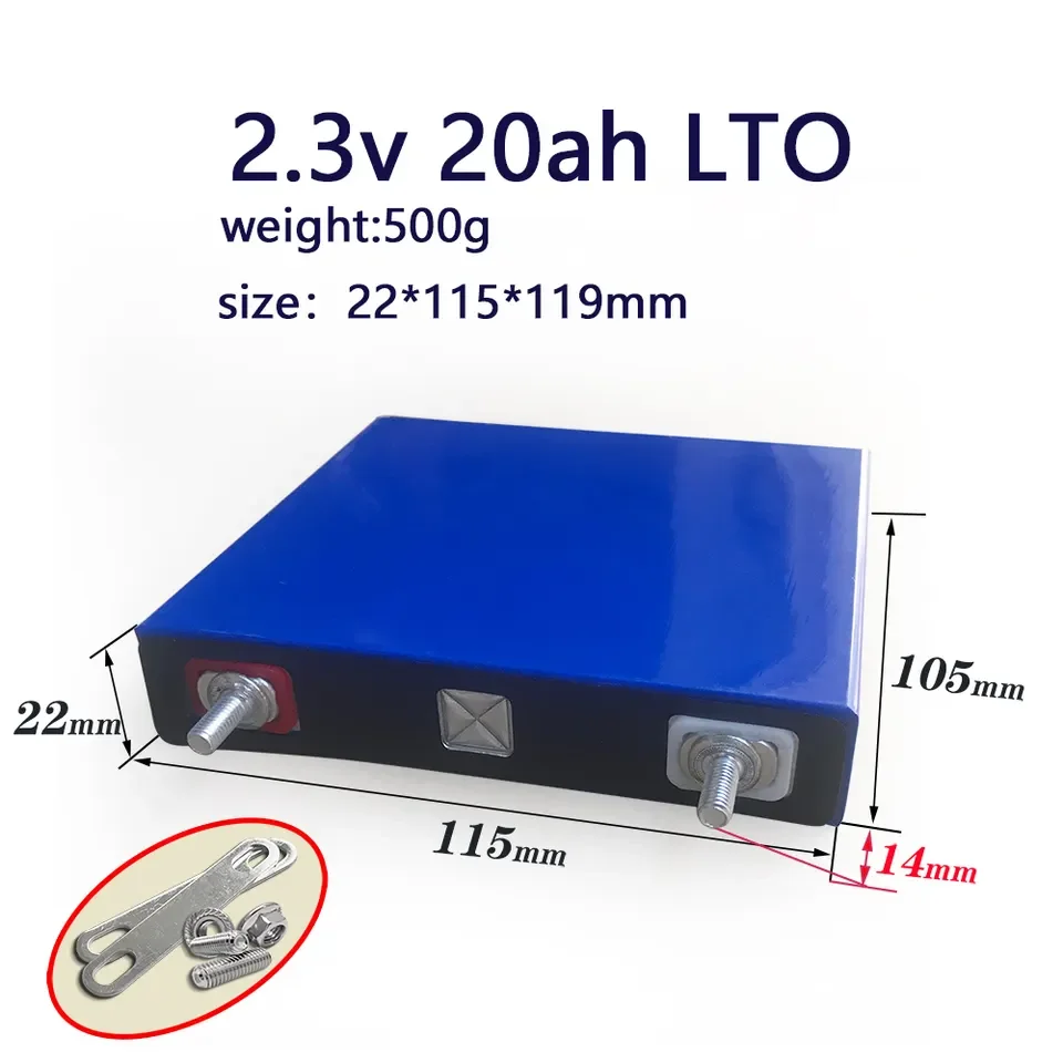 Factory Directly Sale 66160H 2.3V Lithium Titanate Cell Lto Battery 2.9Ah 20Ah 40Ah car audio battery 70C