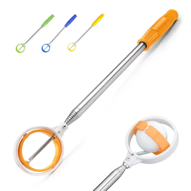 Wholesale Telescopic Handle Underwater Golf Ball Picker Golf Driving Range Golf Ball Retriever Picker Telescoping Ball Picker
