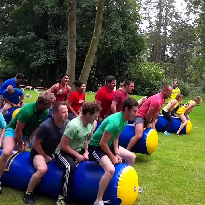 2022 new arrival high quality pvc outdoor commercial rental team building  inflatable bouncy tube for  children and adults