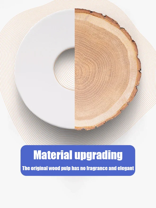 Premium low price 3-ply thickened paper towels Standard toilet paper roll