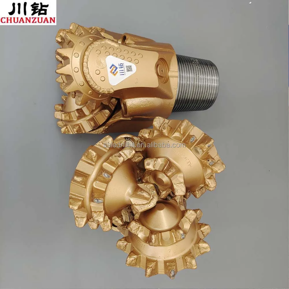 API standard high quality 12 1/4 inch IADC 127/217 milled tooth tricone bits for soft formation