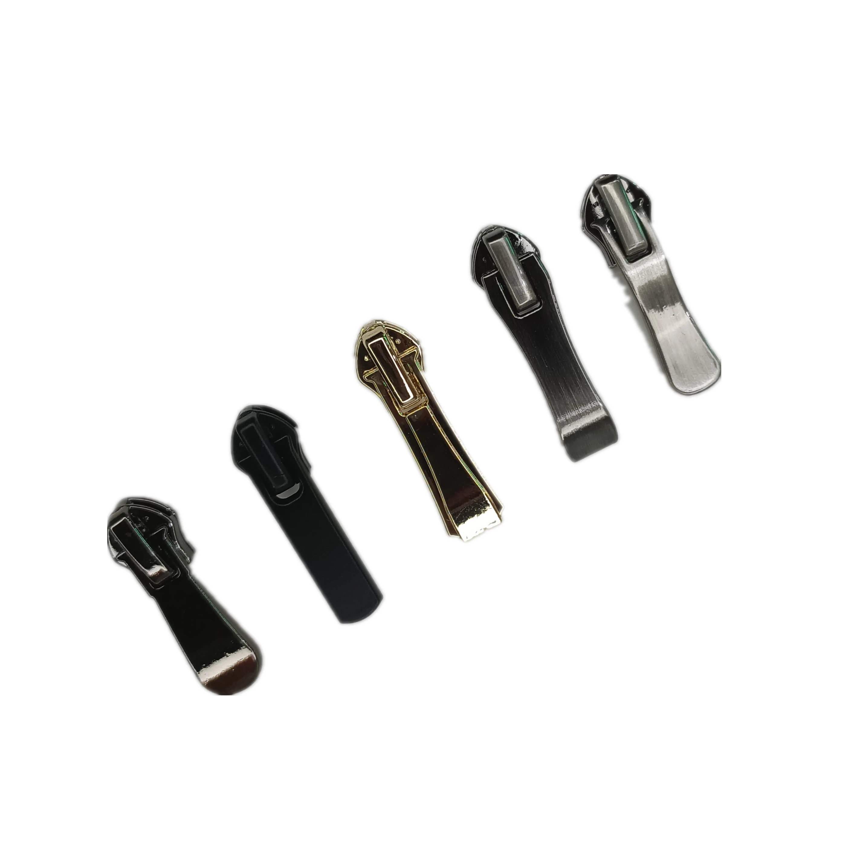 Custom excellent zip sliders pulls metal Zipper Pullers for Shoes Bags luggages clothing