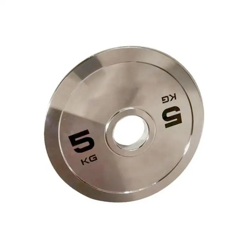 Wholesale Gym Fitness Sets Body Building Equipment Calibrated Hard Chrome Steel Weight Plates Free Weights