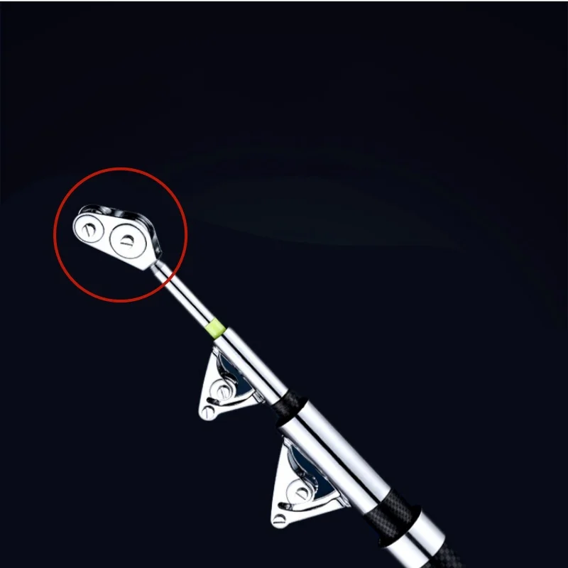 Stainless Steel Roller Guides Fishing Accessories fishing Rod Guide Eye  Wire Hole Fish pole Building Components Guide Rings