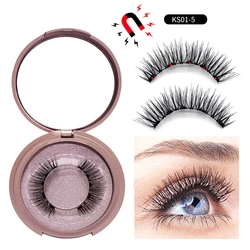 3d Mink Eyelashes Magnetic Eyeliner Eyelashes Set Magnetic Eyelashes