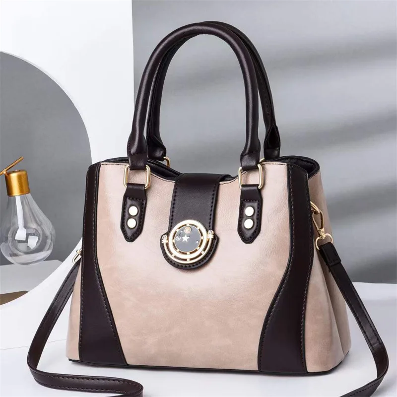Luxury Leather Bag Designer Luxury Handbags For Women 2024 New Fashion Luxury Large Capacity Handheld One Shoulder Crossbody Bag