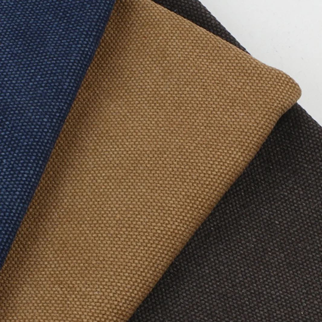 polyester/cotton textile wholesale 20 amps wash canvas tabby Cotton canvas intensification wear-resistant School bag Canvas bag