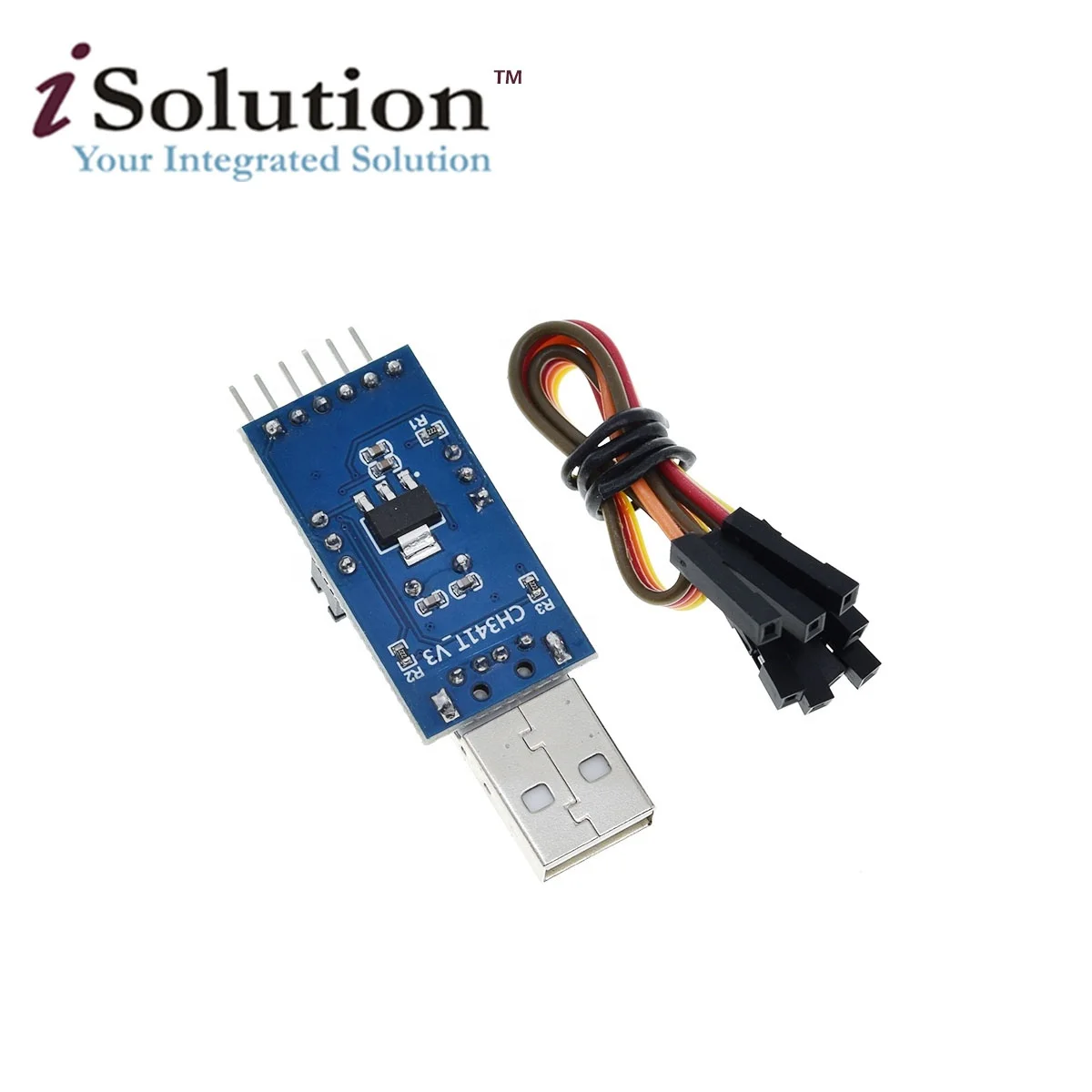 CH341T 2 in 1 module 3.3V 5V USB to I2C IIC UART USB to TTL single-chip serial port downloader