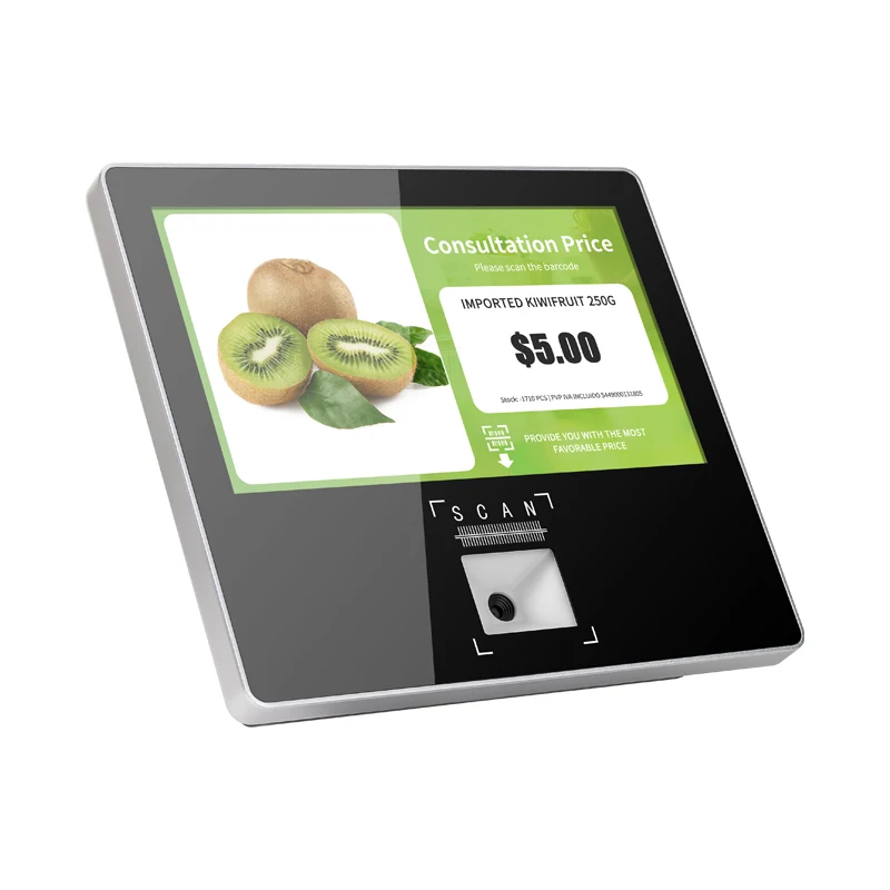 Price Check Hardware with Scanner Wholesale Barcode Recognition Machine Self Service with Camera