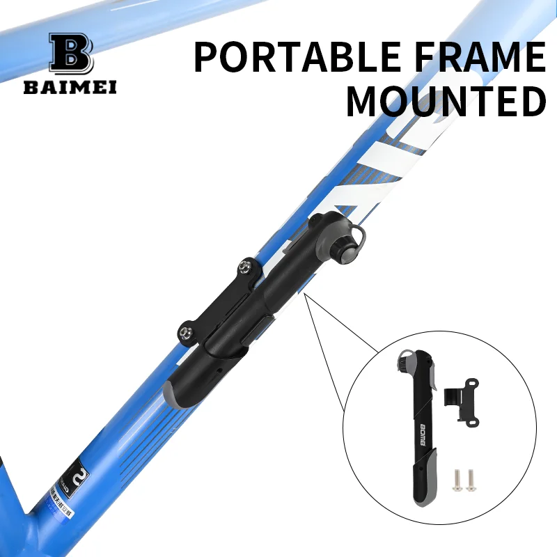 BM Bicycle Pump for Mini Portable Bicycle Air Pump Tire Inflator Electric Scooter Pump
