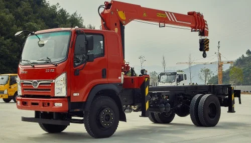 Телескопический кран для грузовиков длиной стрелы 7t 12 5 m SPS16000