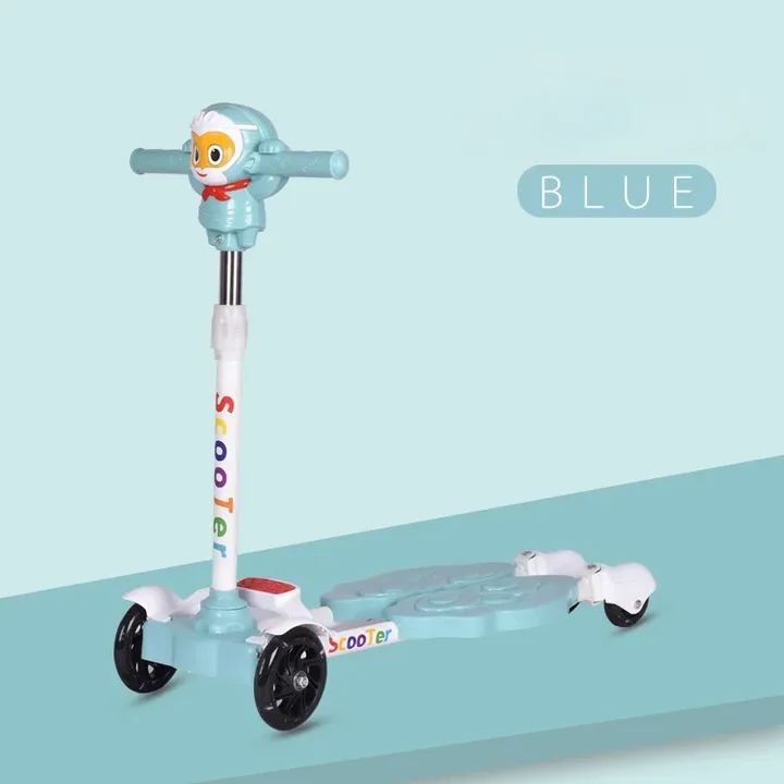 2024 складной электрический скутер для От 6 до 8 лет мальчиков колесо PU E-Scooter подарок детей
