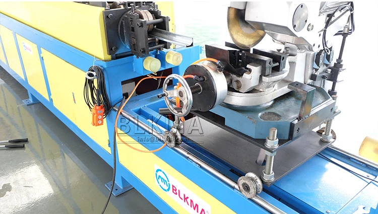Blkma Manufactured Tdc Flange Roll Machine/Air Metal Duct Sheet Flange Forming Machine for Sale