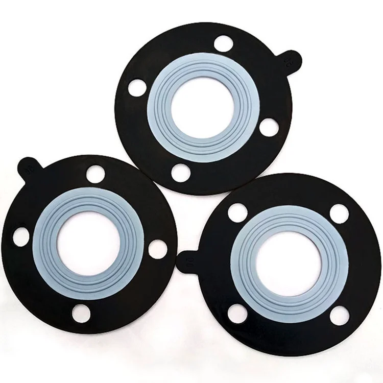 EPDM+PTFE gasket seal fluorine rubber composite gasket Chemical resistance seal gasket