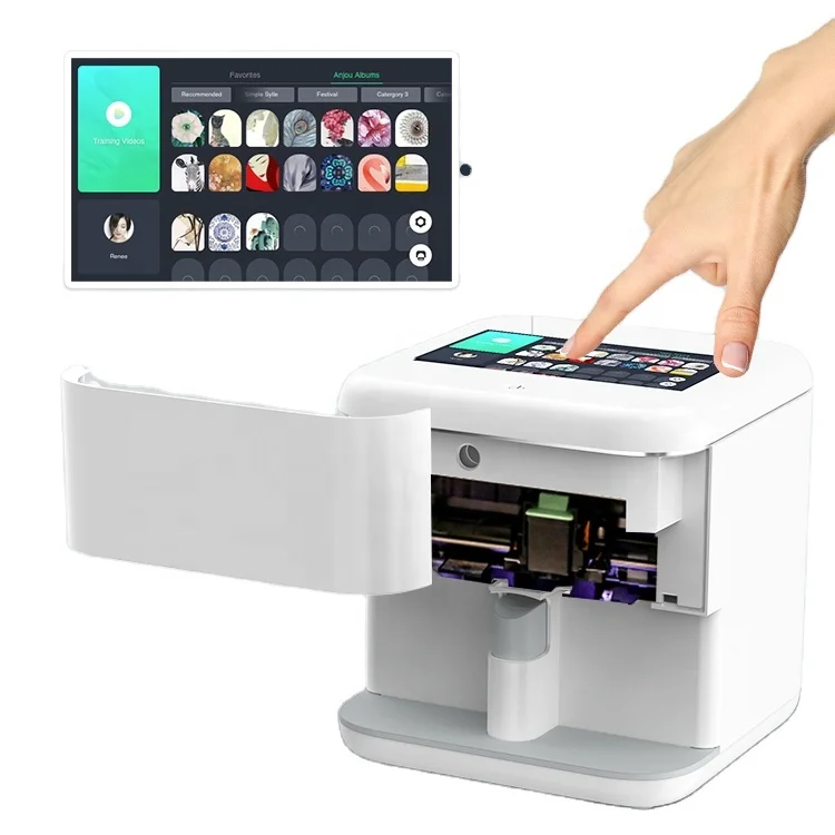 Operating easily one click nail printer Nail printer