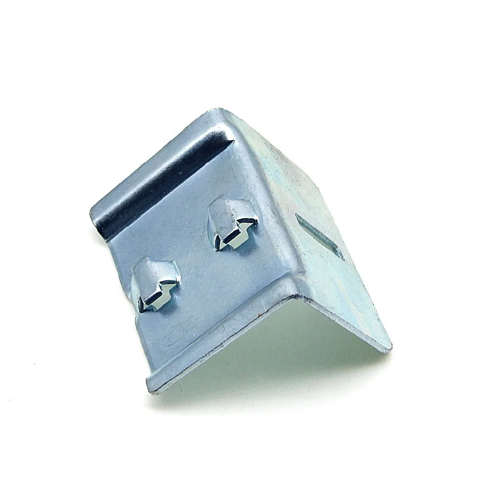 
steel zinc plated bed side rail corner angle hook frame connector adjustable bracket 