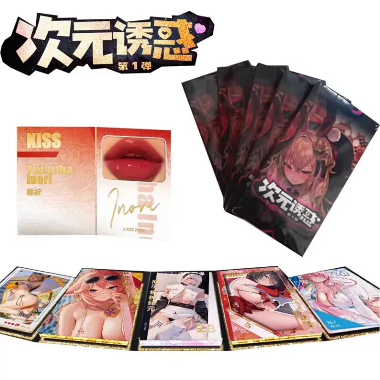 Kawaii Japanese Anime Goddess Story Collection rare Cards box children toys Child Kids Birthday Gift Game collectibles Cards