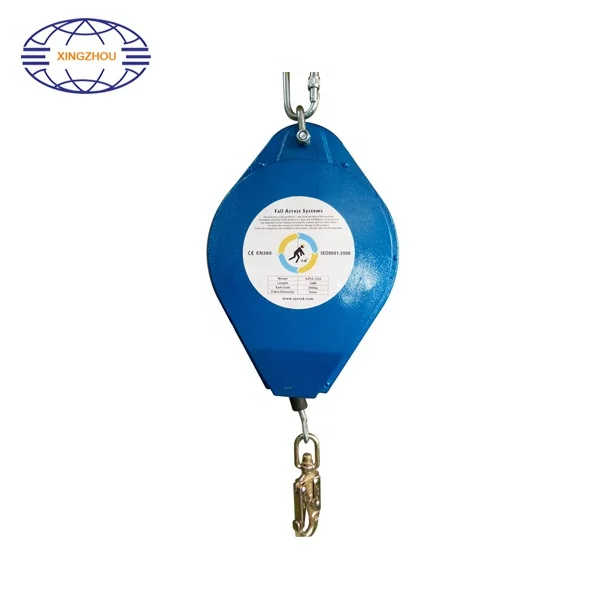 CE Certificated Safety Self Retracting Fall Arrester Retractable Lifeline