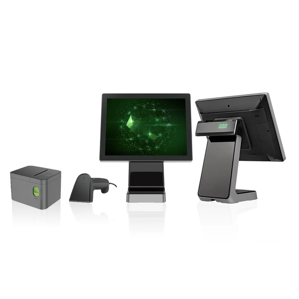 Compact Design billing machine cashier debit card  POS Machine with Anti Theft Bracket for restaurant