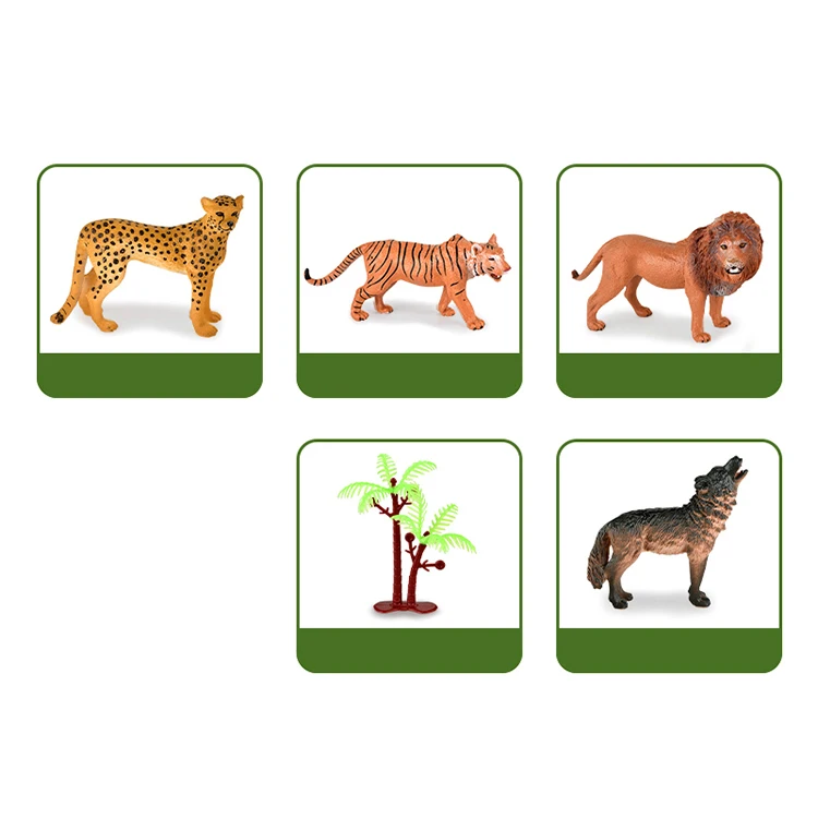 High Quality The Lion King Figurine Anime Lion King Cake Decoration Landscape Model