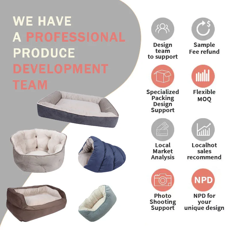 Wholesale Boucle Orthopedic Memory Foam Travel Waterproof Washable Dog Crate Mat Pet Mats for Dog and Cat