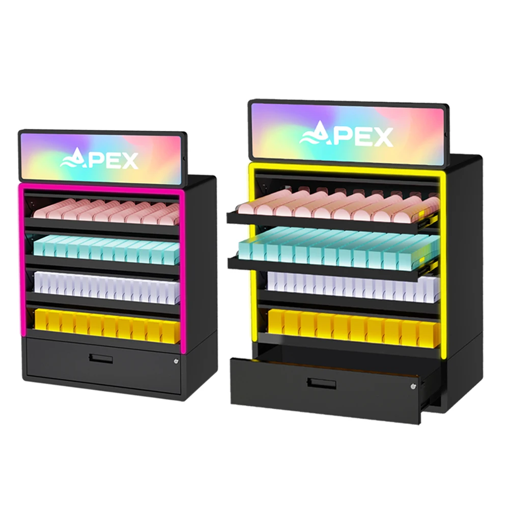 APEX Countertop Acrylic Retail Rack Smoke Shop Acrylic Smokeless Tobacco Displays
