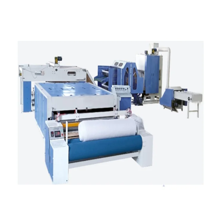 absorbent cotton production line thermal bonding wadding machine wadding machine for sintepon product