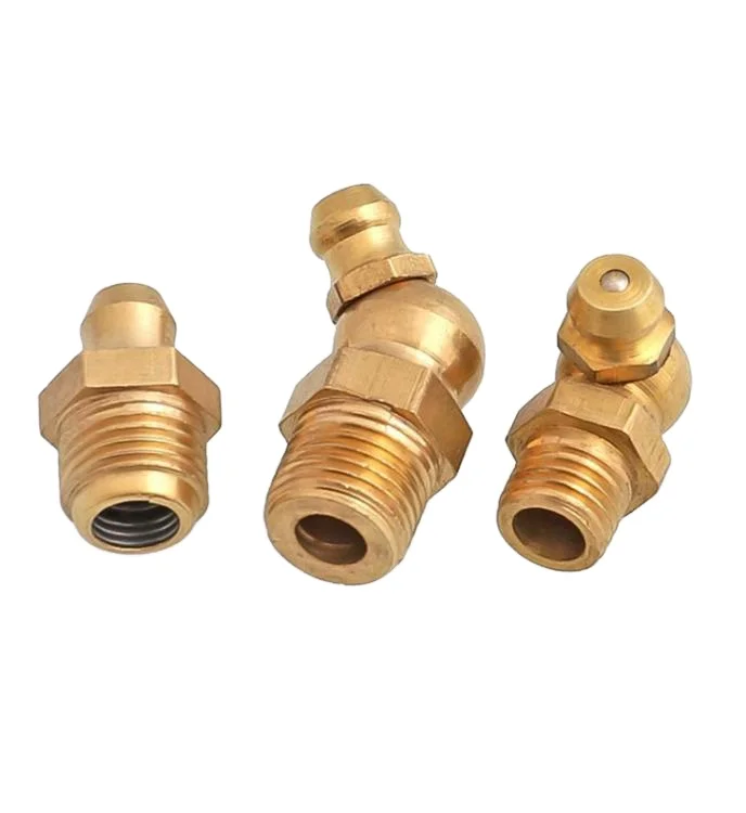 1/8NPT Lubricating Fitting Grease Gun Nozzle 90 Degree Nipple Grease Fitting And Grease hose