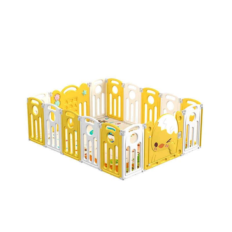 2022 Indoor and Outdoor use fence portable folding plastic playpen Baby Safety Playpen for kids playpen for baby