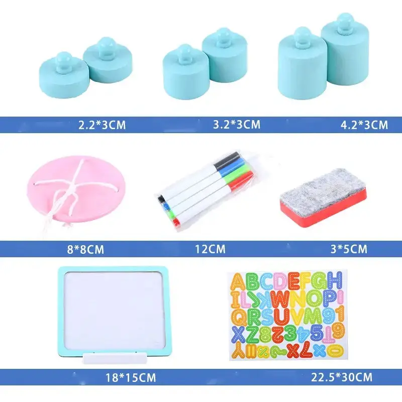 2023 Hot Selling High Quality Educational Wooden Toys Pretend Play Retailer Booth with Balance and Calculator for Boys and Girls