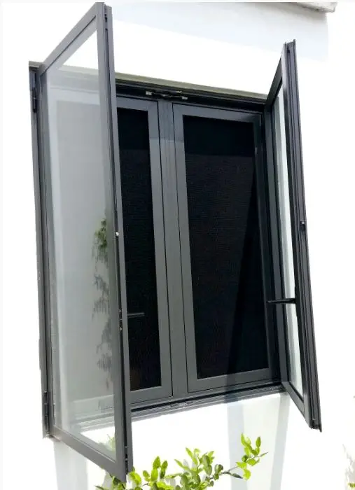 Swing Windows Door With Premium Security Solution Mesh & Aluminium Sash Customize