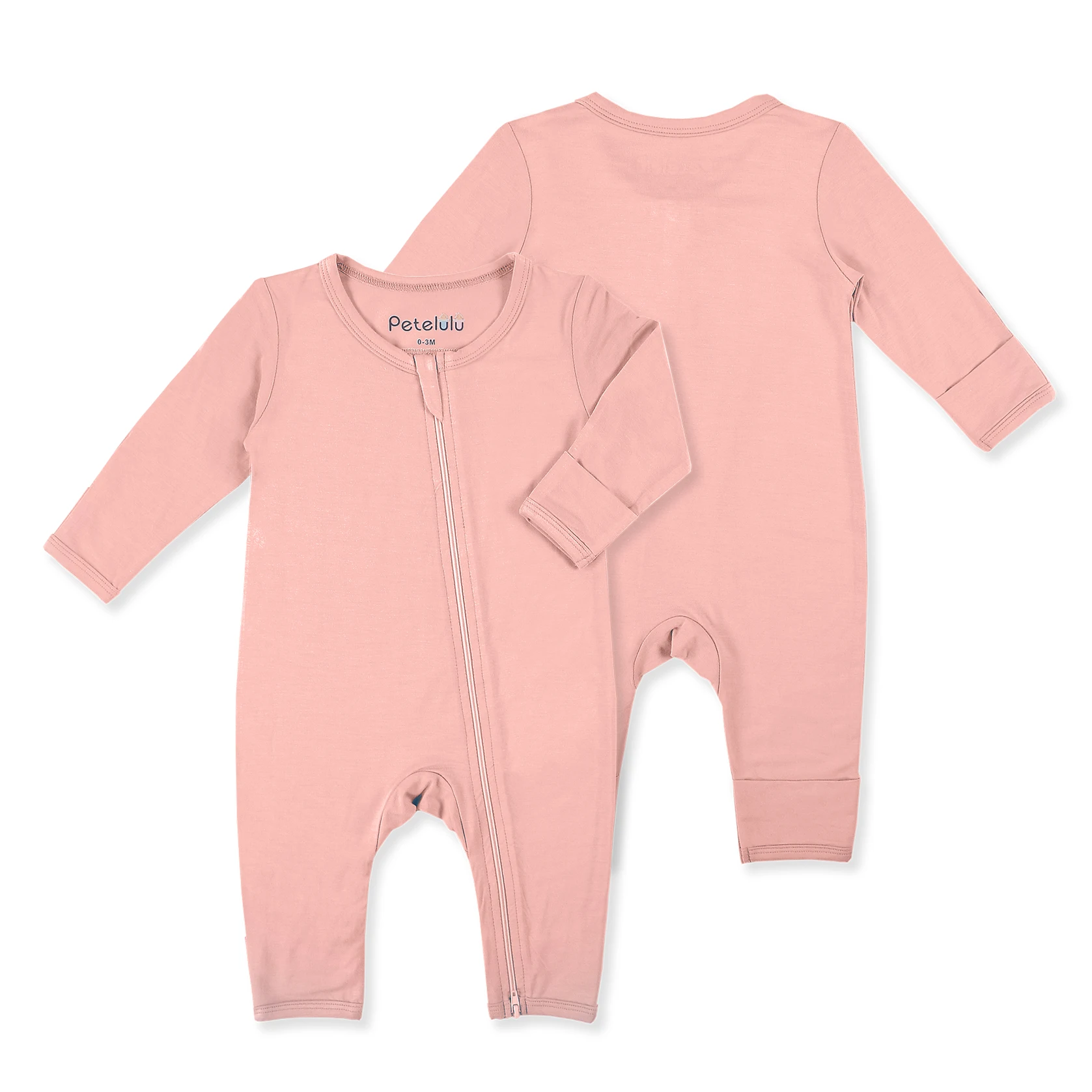 Baby Zipper Romper  Clothes For Baby New Cute Long Sleeve For Baby Winter 100% Bamboo fiber cloth  Unisex