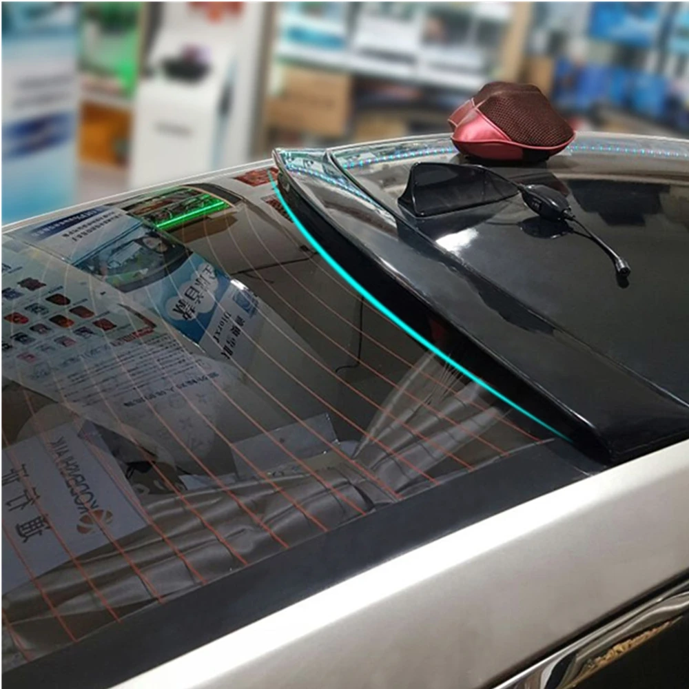 Прямая поставка с завода спойлер на крышу из АБС-пластика и углеродного волокна для Hyundai Sonata 8 внешние аксессуары 2011 2012 2013 2014